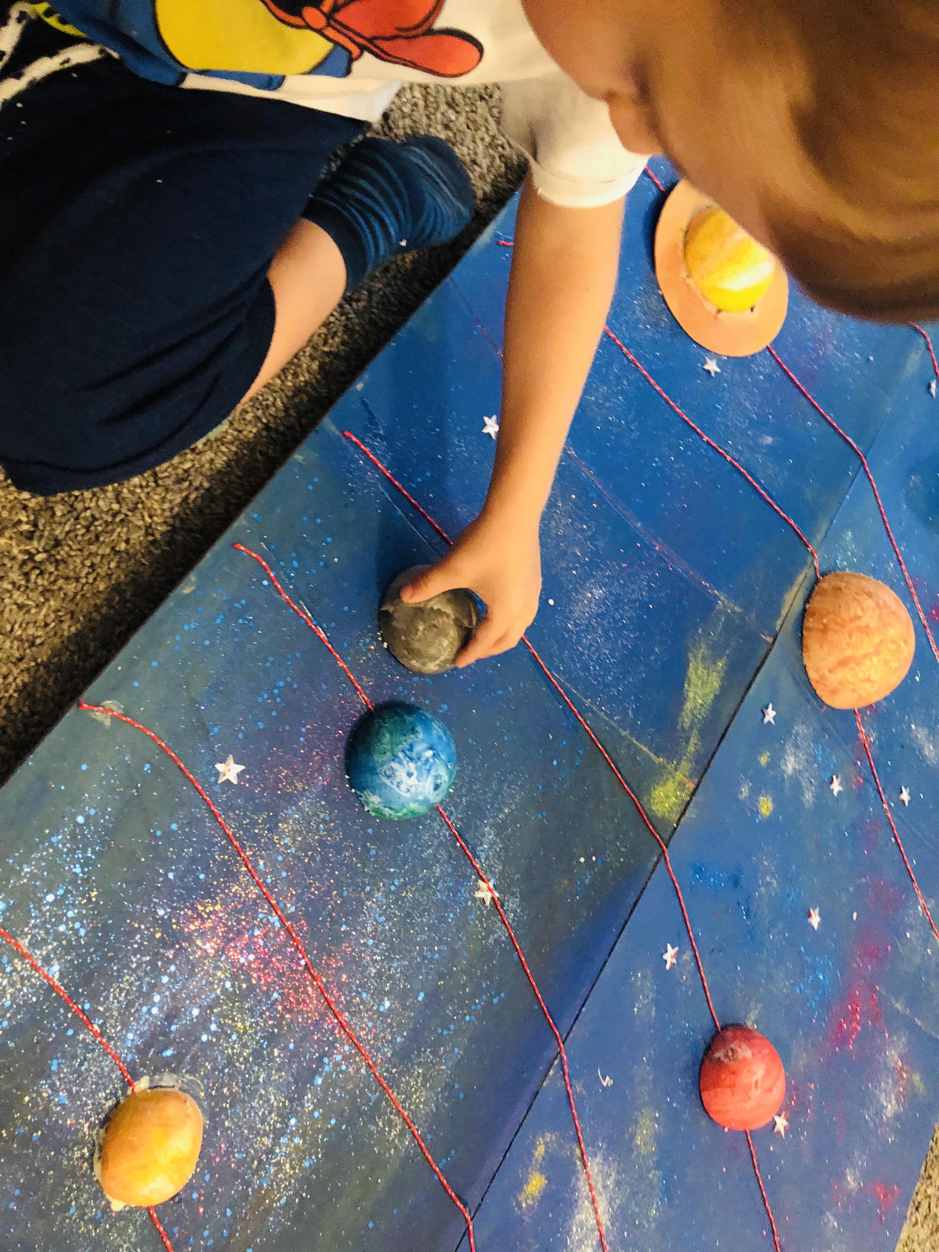 gluing the planets