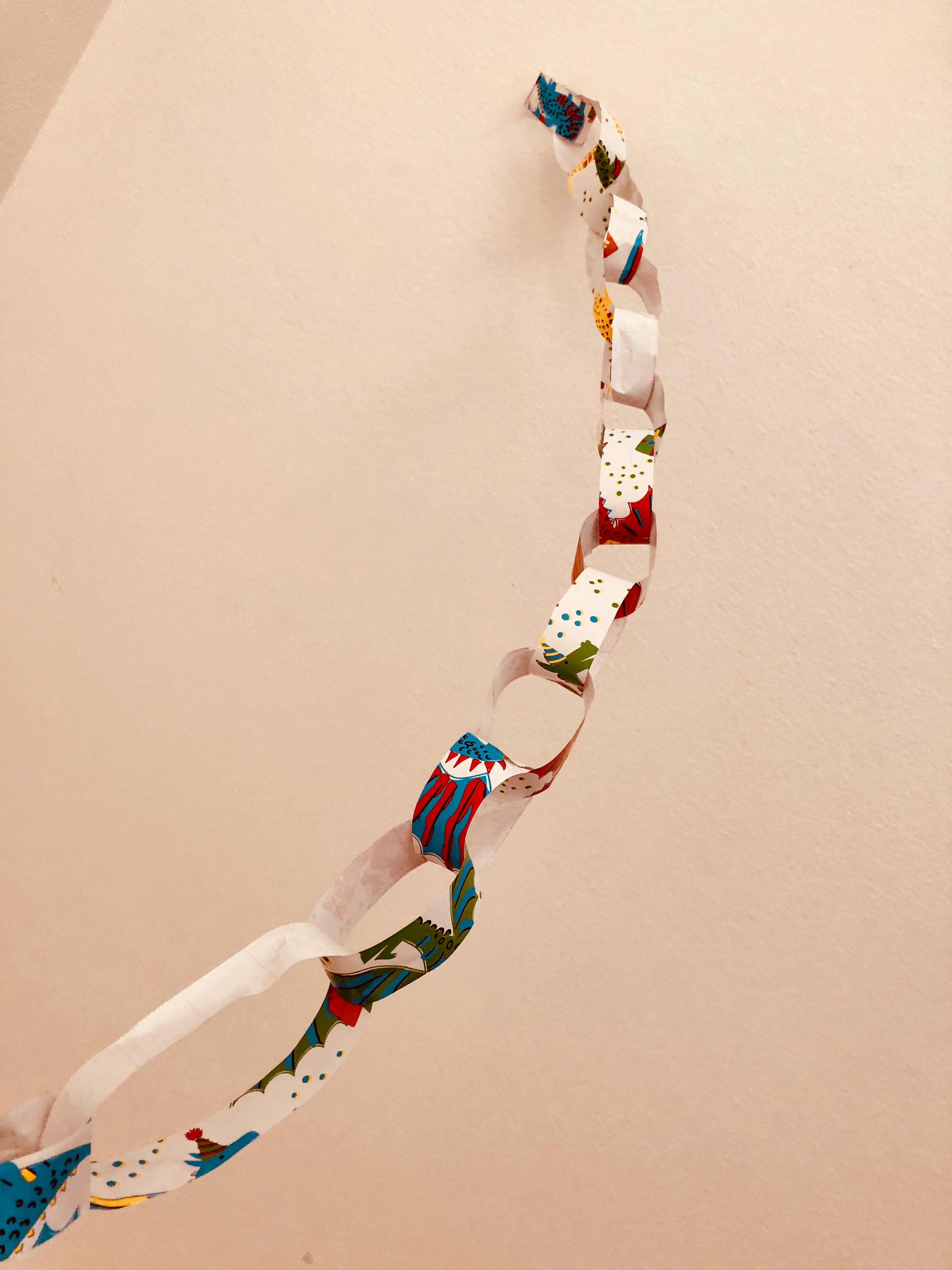 Paper chain for B-day party