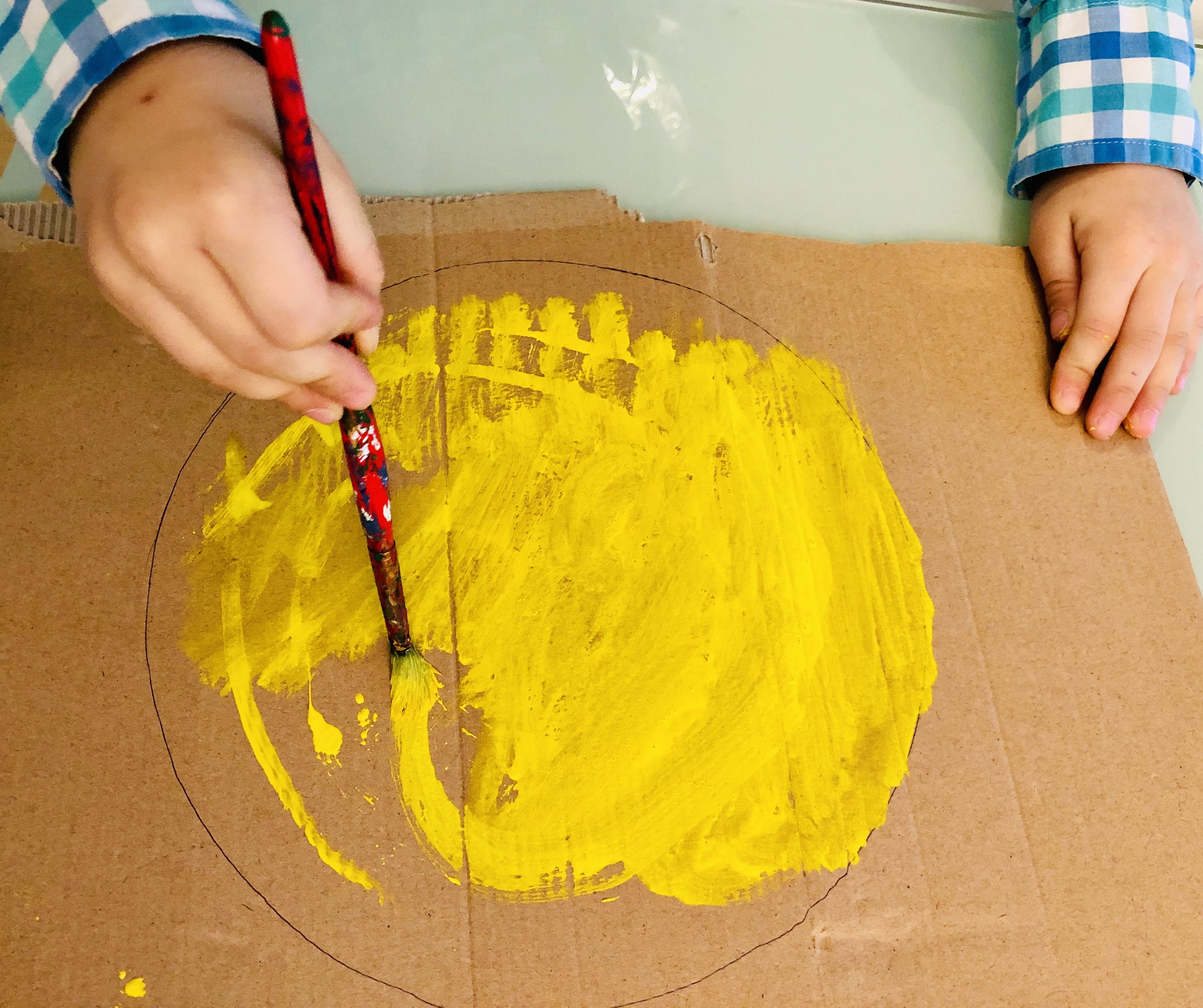 Painting the clock